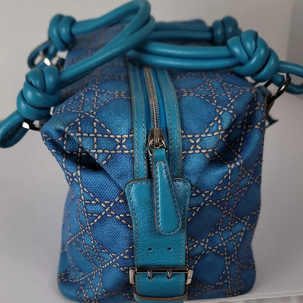 Blue Designer Handbag - Picture 5 of 15